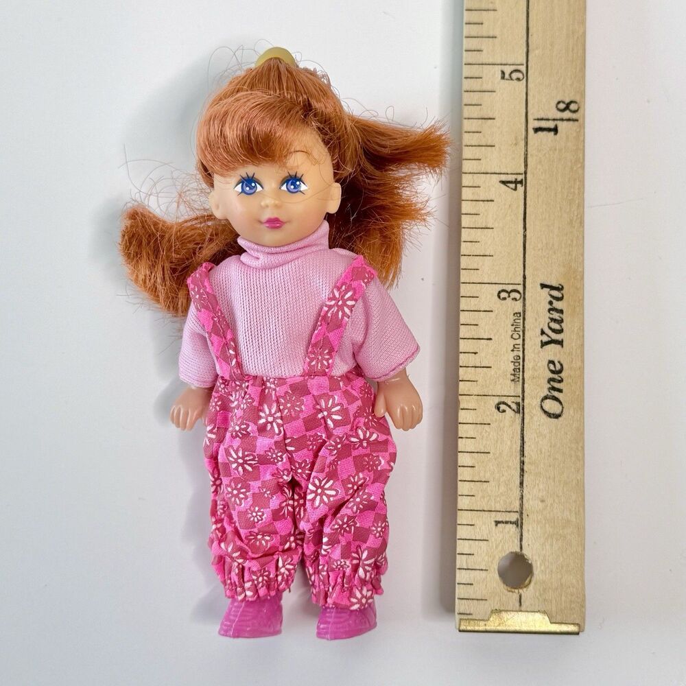 Kid Kore 5" Doll Red Hair Blue Eyes 1995 - Look Alike Barbie Kelly Doll Posable - Picture 11 of 11